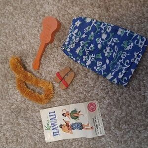 Vintage Mattel Ken Hawaiian Blue and Green Floral Costume